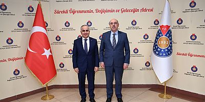REKTÖR DOĞAN’DAN KSÜ REKTÖRÜ AK’A HAYIRLI OLSUN ZİYARETİ