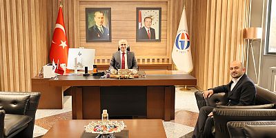 REKTÖR DOĞAN, TÜBİTAK 1001 PROJESİNİN YÜRÜTÜCÜSÜ DOÇ. DR. KARACAN’I KABUL ETTİ