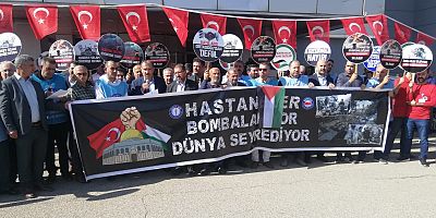 SAĞLIK SEN'DEN İSRAİL'E GAZZE PROTESTOSU