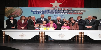 ŞAHİNBEY 100 DEPREMZEDE VE YETİM AİLENİN YÜZÜNÜ GÜLDÜRDÜ