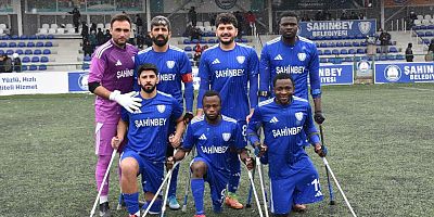 Şahinbey Ampute'den farklı galibiyet 7-0