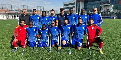 Şahinbey Ampute Futbol Takımı Konya deplasmanından galibiyetle döndü 4-0