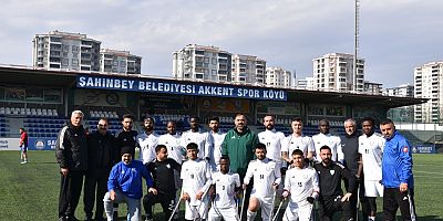 ŞAHİNBEY AMPUTE FUTBOL TAKIMI’NDAN NET SKOR 1-0