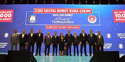 ŞAHİNBEY BELEDİYESİ, 3.385 SOSYAL KONUTUN KURASINI BÜYÜK BİR HEYECANLA GERÇEKLEŞTİRDİ
