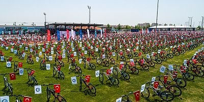 ŞAHİNBEY BELEDİYESİ’NDEN 104 BİN BİSİKLET