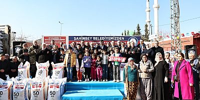 ŞAHİNBEY BELEDİYESİ’NDEN 140 BİN TORBA YEM DESTEĞİ