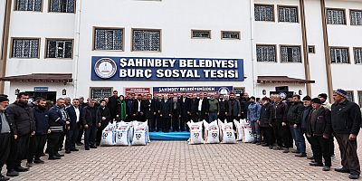 ŞAHİNBEY BELEDİYESİ’NİN YEM DESTEĞİ DEVAM EDİYOR
