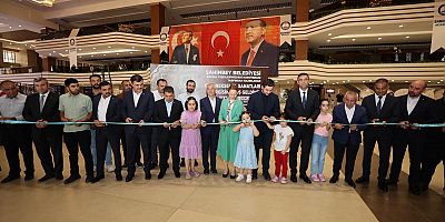 ŞAHİNBEY BELEDİYESİ YAZ OKULU KURSİYERLERİNİN EL EMEĞİ SERGİSİ AÇILDI