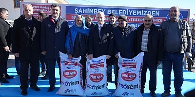 Şahinbey Belediyesinden hayvan yetiştiricilerine 7 bin ton yem desteği