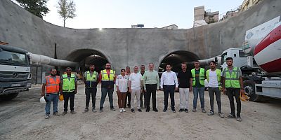 Şahinbey Belediyesinin  tünel projesi tüm hızıyla ilerliyor