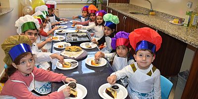 ŞAHİNBEY’DE MİNİK AŞÇILAR YETİŞİYOR