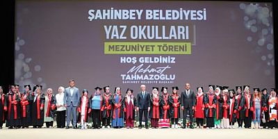 Şahinbey'de yaz okulu mezuniyet töreni düzenlendi