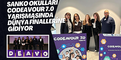 SANKO Okulları Codeavour 7.0 yarışmasında dünya finallerine gidiyor