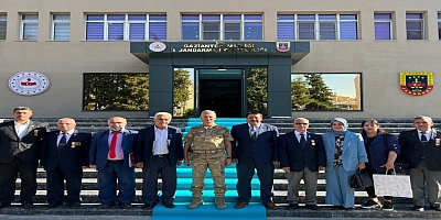 ŞEHİT VE GAZİ DERNEKLERİ, İL JANDARMA KOMUTANINI ZİYARET ETTİ