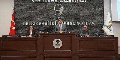 ŞEHİTKAMİL BELEDİYESİ EKİM AYI MECLİS TOPLANTISI YAPILDI