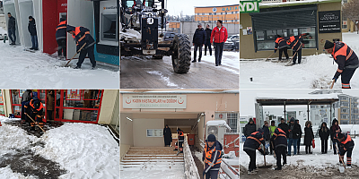 Şehitkamil’de Kar Seferberliği: Ekipler 7/24 Sahada