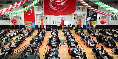 Şehitkamil’de Satranç Coşkusu: 256 Öğrenci Hamlelerini Yapıyor