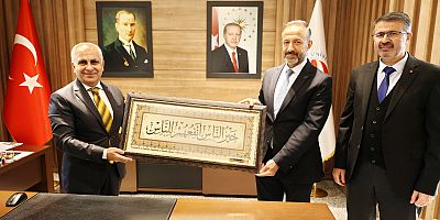 ŞEHİTKAMİL İLÇE MÜFTÜSÜ BEKİROĞLU’NDAN GAÜN REKTÖRÜ DOĞAN’A ZİYARET