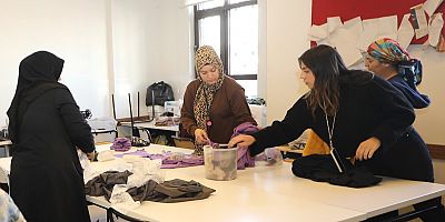 ŞEHİTKAMİLLİ KADINLARDAN GİYİM KURSUNA YOĞUN TALEP