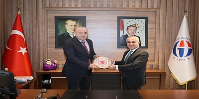 SERMET ATAY’DAN GAÜN REKTÖRÜ DOĞAN’A HAYIRLI OLSUN ZİYARETİ