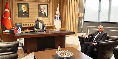 SGK İL MÜDÜRÜ UZUN, GAÜN REKTÖRÜ DOĞAN’I ZİYARET ETTİ