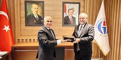 SURİYE BÜYÜKELÇİSİ PROF. DR. BURHAN KÖROĞLU’NDAN GAÜN REKTÖRÜNE ZİYARET