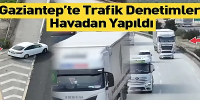 TAG Otoyolu’nda dronelu trafik denetimi