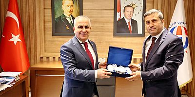 TÜRK-İŞ GAZİANTEP İL TEMSİLCİSİ SARICA’DAN REKTÖR DOĞAN’A ZİYARET