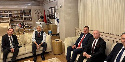 Türkiye’nin ilk serebral palsili uzay mühendisi Karakaş, Konukoğlu’nu ziyaret etti