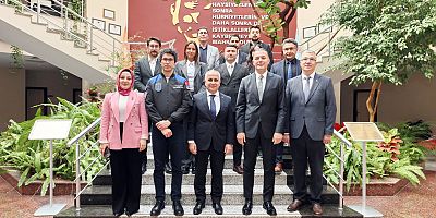 TÜRKİYE UZAY AJANSI BAŞKANI GAÜN REKTÖRÜ DOĞAN’I ZİYARET ETTİ