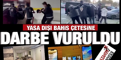 Yasa Dışı Bahis Çetesine Darbe Vurdu