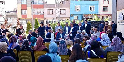 Yılmaz, Mevlana Mahallesi’nde vatandaşlarla buluştu