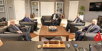 YÖK GENEL SEKRETERİ AKSOY’DAN GAÜN REKTÖRÜ DOĞAN’A ZİYARET