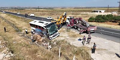 Yolcu otobüsü devrildi: 6 yaralı