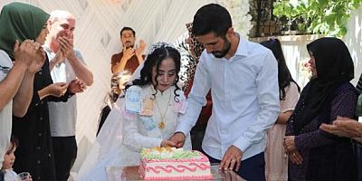 Zihinsel engelli Elif'in düğün hayali gerçek oldu